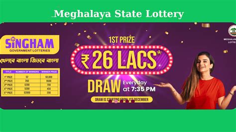 meghalaya state lottery singam|Meghalaya State Lottery Result 26.5.2024 Today Live 12:35 PM.